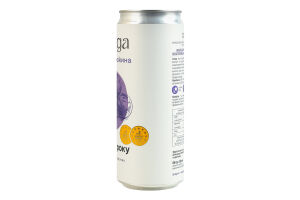 Напій безалкогольний слабогазований непастеризований Чорниця та ожина Комбуча Spraga з/б 330мл