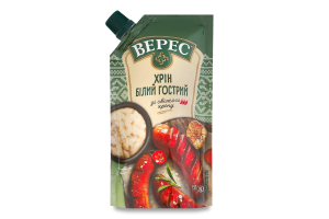 Хрін нестерилізований Білий гострий Верес д/п 130г