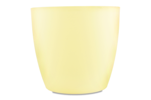 Горщик квіт. Don-Plast AGA MAT 18 см жовтий DA 18 MAT И286 (Польща)
