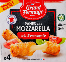 Закуска сирна GrandFermage Моцарела поПрован в пан