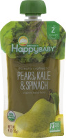 HappyBaby CC Organics Pears, Kale & Spinach Organic Baby Food