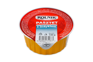 Паштет ROLNIK 130 г з індички (Польща)