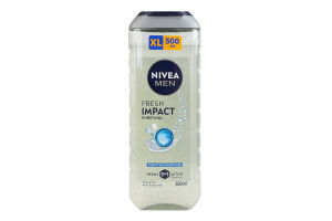 Гель для душа для тела, лица и волос 5в1 Fresh іmpact Nivea Men 500мл