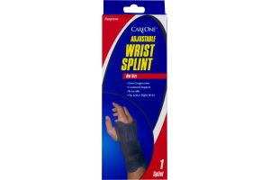 CareOne Adjustable Wrist Splint One Size