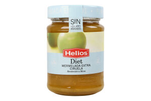 Джем экстра из слив с подсластителями Helios с/б 280г