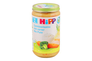 Пюре Різотто овочеве з індичкою органічне від 12місяців 250г твіст/б Hipp