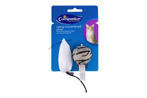 Companion Catnip Mouse & Ball Cat Toy