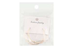 Сережки Кільця жовтий метал в асортименті