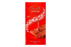 Шоколад молочний Lindor Lindt к/у 100г