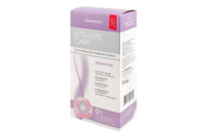 Гель-крем для интимной гигиены успокаивающий Sensitive Intimate сare Cleanness+ 310г