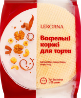 Коржи вафельные для торта Классика Lekorna м/у 90г