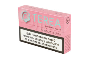 Виріб тютюновмісний для електричного нагрівання з фільтром Terea Blossom wave 20шт