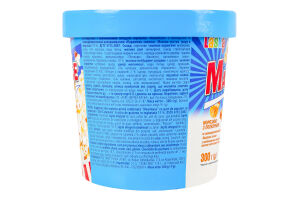 Морозиво 11% з попкорном та смакоароматичним наповнювачем Карамель солона Maximuse Laska ст 300г