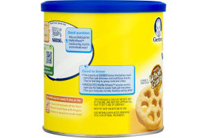 Gerber Graduates Waffle Wheels Puffed Grain Snack Banana Cream