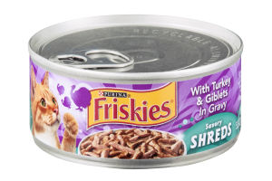 Purina Friskies Savory Shreds With Turkey & Giblets in Gravy