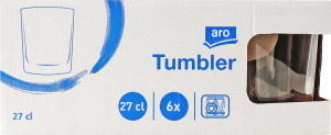 Стакан 270мл №V3391 Aro 6шт