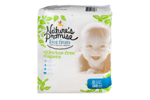 Nature's Promise Diapers Chlorine-Free Size 2 - 36 CT