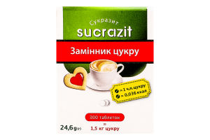 Замінник цукру Сукразит к/у 24.6г