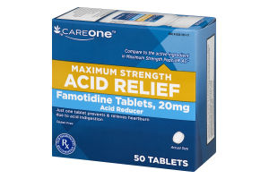CareOne Maximum Strength Acid Relief - 50 CT