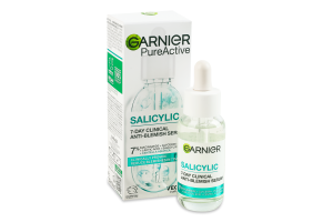 Сыворотка против несовершенств кожи лица с салициловой кислотой Pure active Garnier 30мл