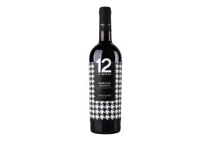 Вино 0.75л 12.5% красное полусухое Primitivo Salento 12е Mezzo бут