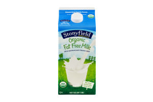 Stonyfield Organic Fat Free Milk