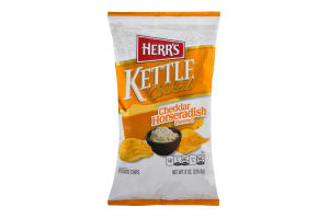 Herr's Kettle Cooked Potato Chips Cheddar Horseradish