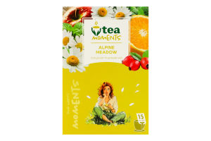 Чай цветочно-травяной Альпийский луг Tea Moments к/у 15х2.2г