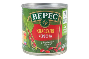Фасоль красная стерилизованная Нежная Верес ж/б 400г