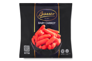 Морковь мини быстрозамороженная Bauer м/у 400г