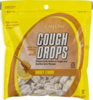 CareOne Cough Drops Honey Lemon - 80 CT