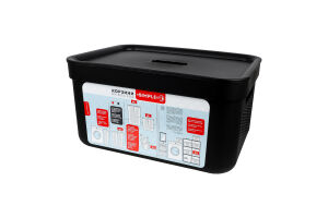 Корзина Simple 15л чорний Алеана