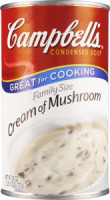 Campbell's Family Size Cream of Mushroom Condensed Soup