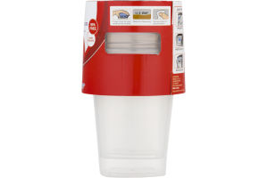 Ahold 4 Cup Soup & Salad Containers & Lids - 2 CT