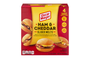 Oscar Mayer Slider Melts Ham & Cheddar - 4 CT
