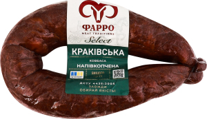 Колбаса Краковская Фарро п/к в/с кг