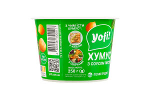 Хумус з соусом песто Yofi! ст 250г