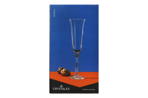 Келих д/шампанського Анжела 190мл Богемія