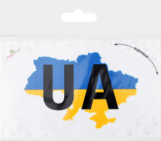 Наліпка TerraPlus Україна - мапа