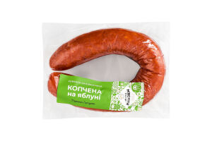 Ковбаса із м'яса птиці Копчена на яблуні М'ясний хутір п/к 1ґ кг