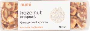 Грильяж горіховий Фундуковий крокан Aumi м/у 30г