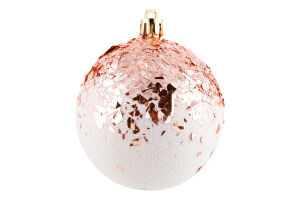 Прикраса ялинкова Куля Бите Скло 80мм 31366