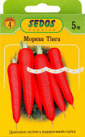 Насіння Морква Тінга дражоване на стрічці 5м 2г Седос