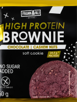 Печенье высокобелковое с шоколадом и орехами кешью Frank&Oli м/у 50г