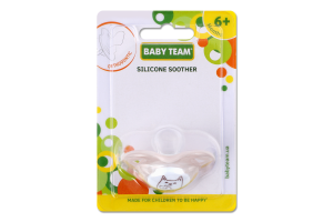 Пустушка ортодонтична від 6 міс №3011 Baby Team 1шт