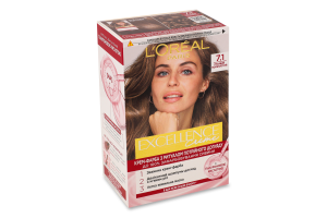 Крем-фарба Екселенс Крем 7.1 русяво-попелястий Лореаль