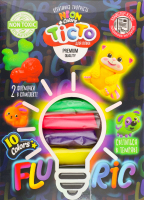 Набір для ліплення Danko toys Fluoric Тісто 10кол