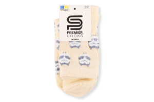 Шкарпетки жіночі з пухнастої пряжі з малюнком класичні р.23-25 Premier Socks