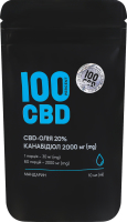 Добавка диетическая CBD-масло 20% 2000мг Мандарин 100 CBD 10мл