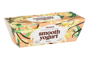 Chobani Smooth Low-Fat Classic Yogurt Vanilla - 2 PK